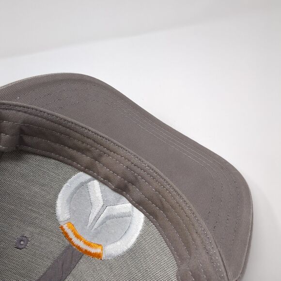 Overwatch Logo Snapback Hat Brown One Size Adjustable Blizzard Jinx - Picture 7 of 9
